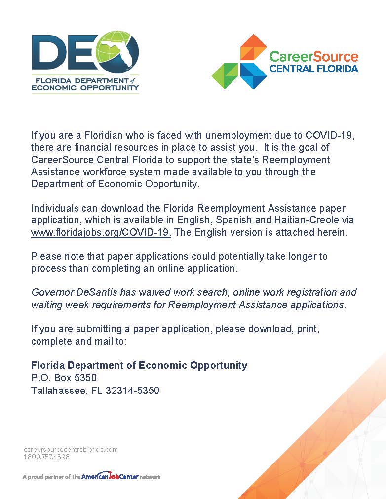 Florida Department of Economic Opportunity