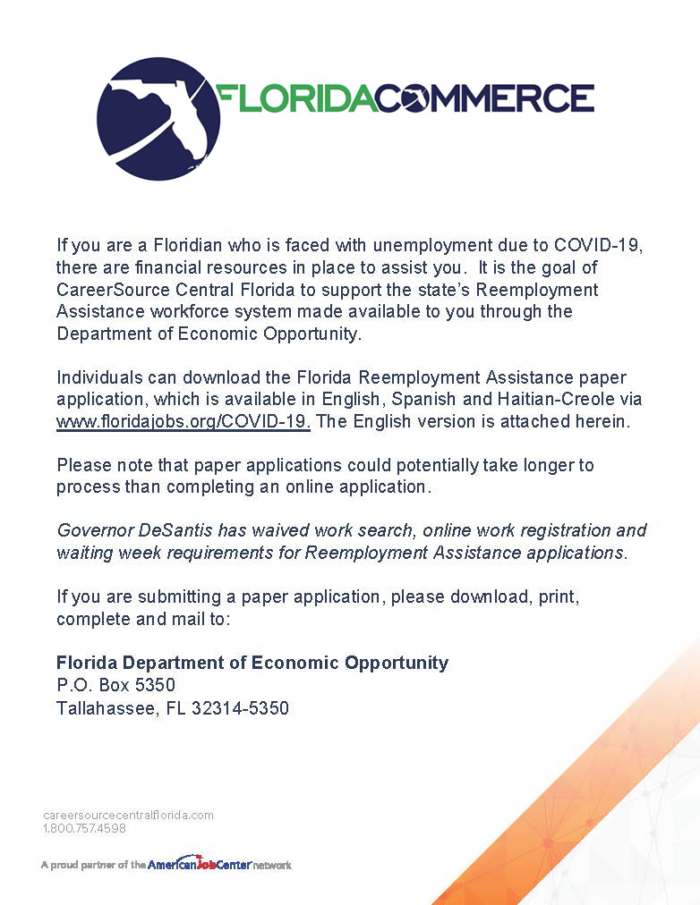 Florida Department of Economic Opportunity